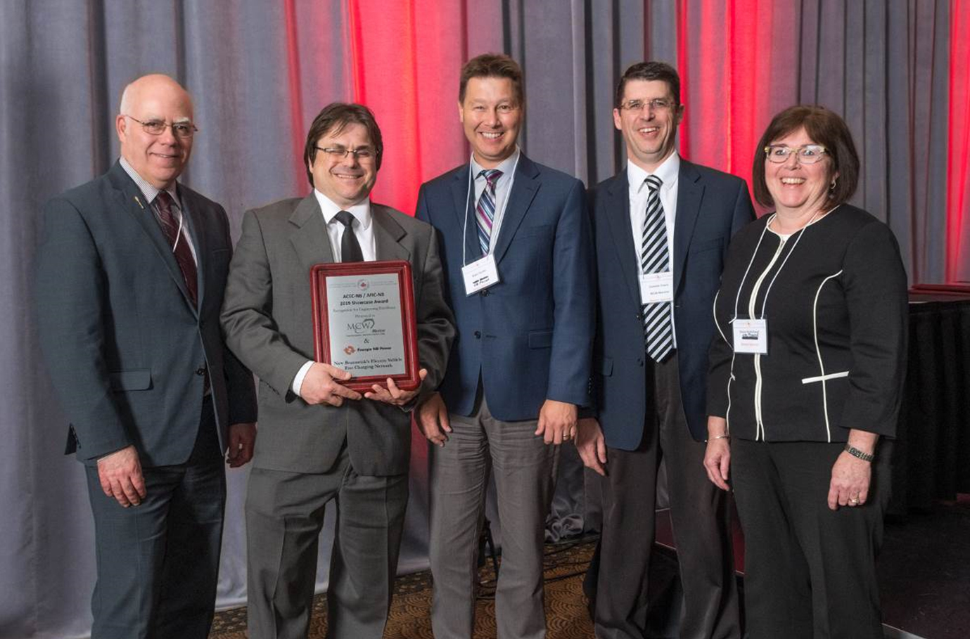 Stock image for MCW Maricor presented with ACEC Engineering Award of Excellence for NB Power eCharge Network