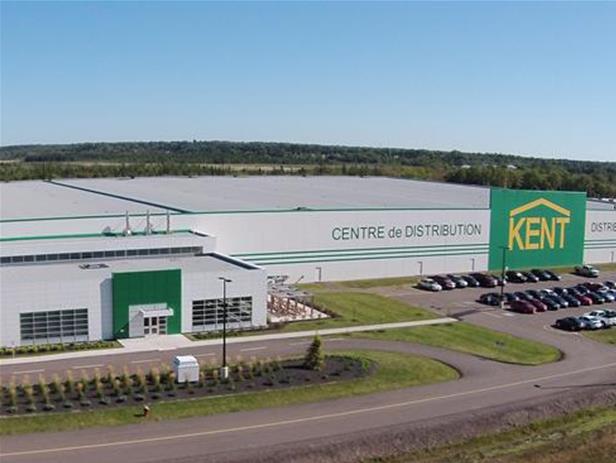 Photo of the Kent Distribution Centre, Moncton, NB project for Kent Building Supplies